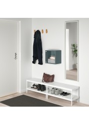 EKET Wall cabinet with glass door