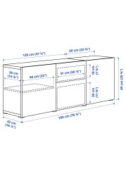 BESTÅ Storage combination with drawers