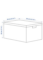 TJENA Storage box with lid