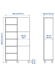 BESTÅ Storage combination with doors