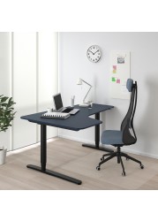 BEKANT Corner desk left sit/stand