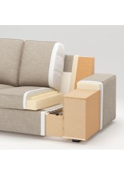 KIVIK U-shaped sofa, 6 seat