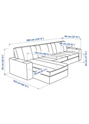 KIVIK 3-seat sofa