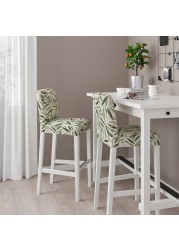 BERGMUND Bar stool with backrest