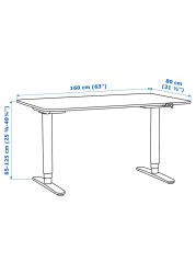 BEKANT Desk sit/stand