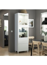 BESTÅ Storage combination w glass doors