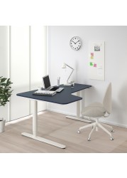 BEKANT Corner desk left sit/stand