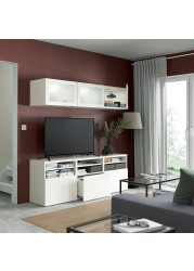 BESTÅ TV storage combination/glass doors