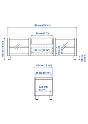 BESTÅ TV bench