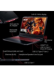 Acer Nitro 5 Gaming Laptop - 15.6" FHD, 144Hz, Core i5-10300H, 4GB NVIDIA GeForce RTX 3050 Laptop, 8GB RAM   256GB SSD, Windows 10 - Obsidian Black