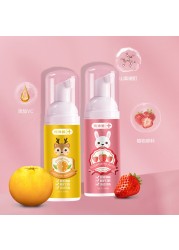 60ml Strawberry Orange Foaming Toothpaste Toothpaste Cleaning Teeth Whitening Toothpaste Dental Toothpaste Infant Toothbrush