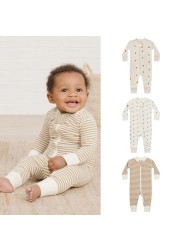 Autumn children's long-sleeved print jumpsuit for infants, boys and girls, new fashion children's clothing