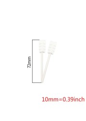 Children's Disposable Toothbrush 30pcs Paper Handle Tongue Cleaner Gauze Infant Oral Cleaning Stick Dental Care