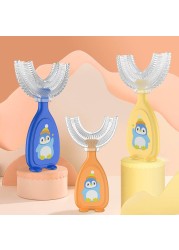 Baby Toothbrush Children Dental Oral Care Cleaning Brush Soft Silicone Teeth Baby New Born Baby Products 2-12Y