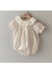 Newborn Baby Girls Clothes Cute Princess Outfits Baby Girls Jumpsuit Solid Fashion Sleeveless Jumpsuit Clothes