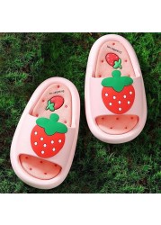 Children Slippers Cartoon Home Shoes For Boy Girl Summer Men Women Soft Beach Indoor Slippers Child Adult Kids Toddler Slides