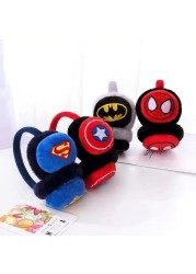 Winter Plush Earmuffs For Baby Boys Girls Cute Cartoon Warm Spider Earmuffs For Kids Over 4 Years Old