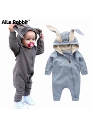 New Spring Autumn Baby Rompers Cute Cartoon Bunny Infant Girl Boy Jumpers Kids Clothes Baby Outfits