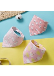 1pc Newborn Saliva Towel Gauze Baby Towels Boys Girls Bandana Bibs Kids Cute Feeding Apron Infant Cartoon Drooping Burp Cloths