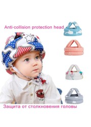 JIYAN Baby Safety Helmet Head Protection Baby Headwear Anti-Fall Cushion Children Learn To Walk Crash Hat