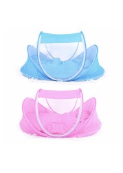 3pcs/lot 0-36 Months Baby Bed Portable Foldable Baby Crib With Netting Newborn Sleep Bed Travel Bed Mosquito Net Baby Bedding