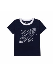 Summer Cartoon Baby Boys T-Shirt Baby Boys T-shirt Baby Boys Clothes Soft Cotton T-shirt 2-8 Years Kids Clothes