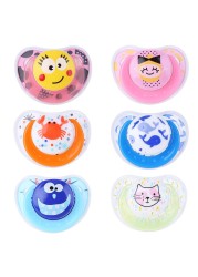 Baby Cartoon Animal Soother Soother Pacifier Baby Teether Pacifier Soother Dustproof Cover Newborn Baby Accessories