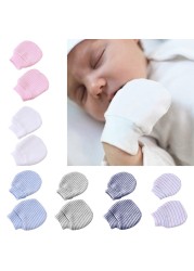 Baby Anti-scratch Gloves Simple Cute Newborn Warm Knitting Mitten Anti-eat Hand Anti-snatch Face Protection Glove Baby Mitten