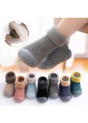 Winter Infant Baby Boy Boots Warm Plush Baby Girls Boys Boots Snow Boots Outdoor Soft Bottom Non-slip Baby Kids Boots Shoes