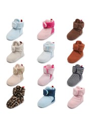 Baby Socks Shoes Baby Boys Girls Newborn First Walkers Comfortable Cotton Soft Anti-slip Multicolor Toddler Sneakers