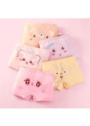 Girls Panties Kids Underwear Cotton Children Briefs Cute Cartoon Short 5pcs/lot