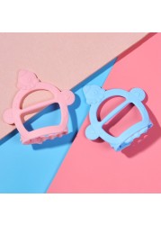 1pc Silicone Baby Bracelet Teether Toys 3 Colors Bandage Design Baby Teething Products Durable Elastic Molar Toy Baby Supplies