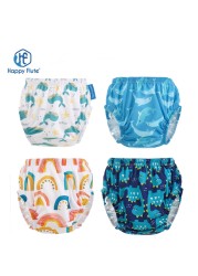 Happyflute 3 Sizes Kids Soft Swimming Shorts Baby Cover Reusable Breathable Cloth Diaper