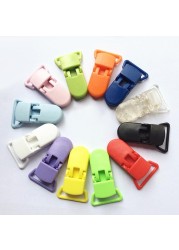 10pcs Baby Plastic Pacifier Clip Holder Soother Mam Baby Doll