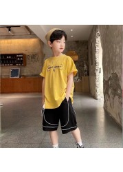 Children's clothing boys short-sleeved T-shirt summer new double-sided printing half-sleeved thin bottoming children's clothing