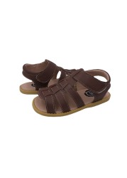 Tipsietoe 2022 Summer Kids Shoes Boys Sandals Sport Breathable Mesh Casual Baby Sandals Soft Bottom Non-slip