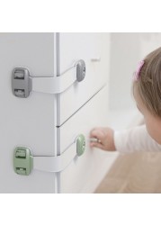 20 Pc Cabinet Lock Door Drawers Wardrobe Todder Kids Baby Safety Plastic ABS PE Toilet Refrigerator Lock