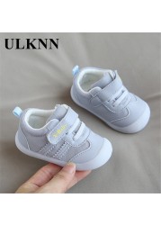 ULKNN Baby shoes 2021 autumn new 1-3 years old boys girls fruit pattern soft bottom non-slip toddler shoes