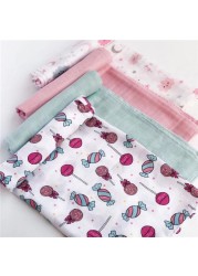 120cm*110cm 2 Layer Muslin Blanket Muslin Bamboo Baby Swaddle Blankets Newborn Baby Muslin Battaniye