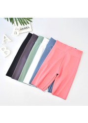 Teenage Kids Short Pants 3-12 Years Girls Long Pants Kids Knee Length Five Pants Summer Candy Colors Shorts