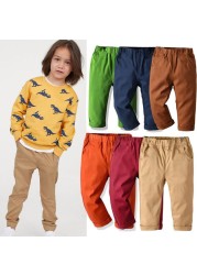 Spring and Autumn Baby Trousers Boys Cotton Trousers for Baby Boys Thin White Black Baby Pants Casual Clothes Boys Pants