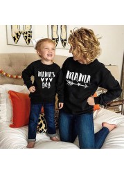 Family Tops Mother and Daughter Son Family T-shirt Family Look Matching T-shirt Mom Clothes Boys Girls JYF