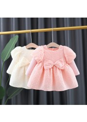 Girls Long Sleeve Autumn Children's Clothing Princess Dress for Kids Newborn Baby Dresses Baby Girls Clothes 1-4 Years