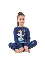 Disney Princess Pajamas Sets Cotton Snow White Girls Sleepwear Unicorn Sleepwear 2-8 Years Kids Children's Sleepwear Set