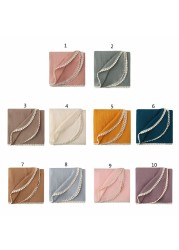 Cotton Baby Blankets Newborn Swaddle Wrap Soft Receiving Blanket Infant Sleeping Quilt Bed Cover Bath Towel