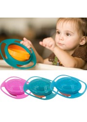 Baby Universal Rotation Training Bowl Practical Design Kids Rotating Scale 360 ​​Degree Spill Proof Feeding Bowls