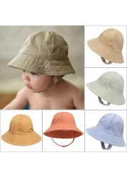 Baby Kids Children Fisherman Wide Brim UV Protection Visor Outdoor Summer Bucket Hat