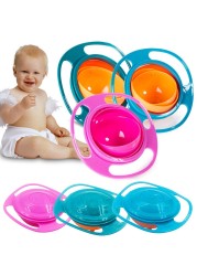 360 Innovative Baby Dinnerware No Spill Anti-Rotation Baby Dinnerware Training Bowls Feeding Learning Bowls