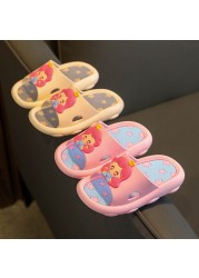 Kids Slippers Soft Baby Shoes Children Slippers Summer Cartoon Cute Home Shoes for Girl Waterproof Non-slip Bathroom