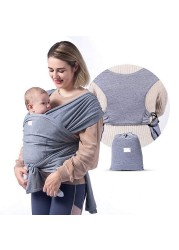 Baby Sling Loop Comfortable Carrier Wrap Summer Cotton Cross Simple Adjustable X-Shape Front Hold Type Baby Care GearBackpack